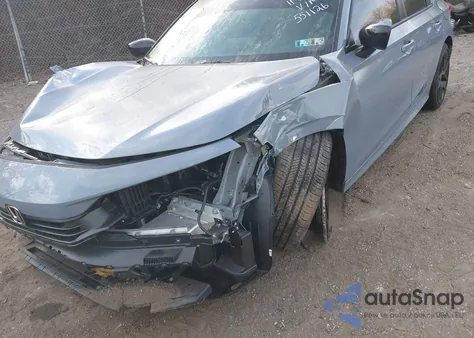 2024 Honda Civic Sport из США, поврежденный, VIN 2HGFE2F57RH551126